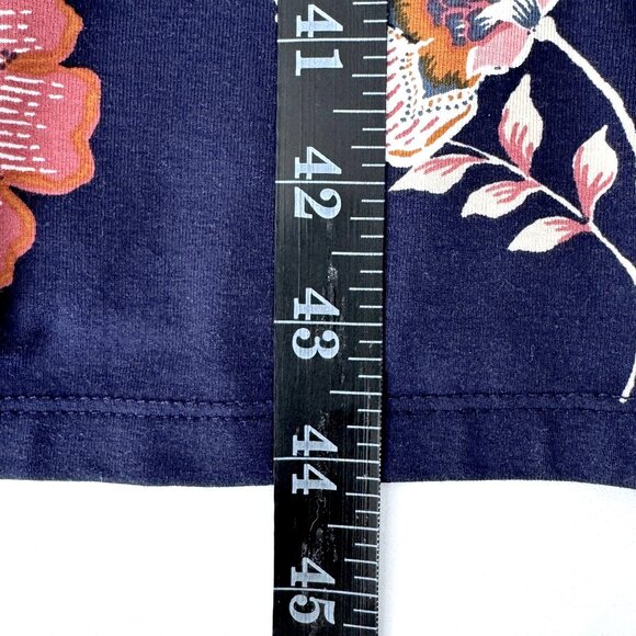 NWT Old Navy 3X NAVY Floral Faux Wrap Dress - Picture 10 of 15